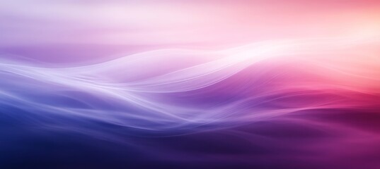 Soft Pastel Gradient Background with Wave Pattern for Luxury, Tranquility, and Design