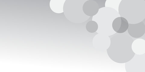 White circle paper cut style. drop shadows on white background. 3D white geometric abstract background. bright space with rounded triangles effect. modern design. dynamic shapes. Pattern, blurred.