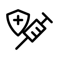 Syringe icon design template