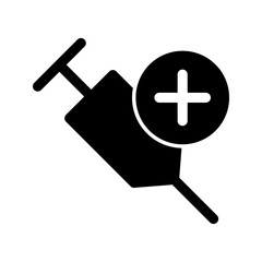 Syringe icon design template