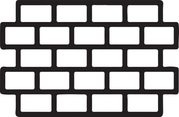 isolated Brick wall symbol Vector, Brick wall Silhouette, Brick wall icon set,Brick wall for logo,  Vector  illustration, Vector Graphic, EPS 10 , clip art work,