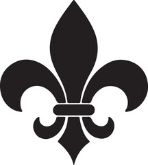 isolated fleur-de-lis icon symbol Vector, fleur-de-lis Silhouette, fleur-de-lis icon set,fleur-de-lis for logo,  Vector  illustration, Vector Graphic, EPS 10 , clip art work,