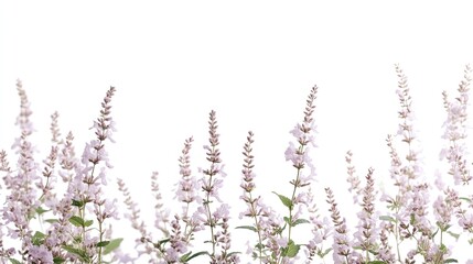 Pink flowers border, white background, nature, floral design, website header.