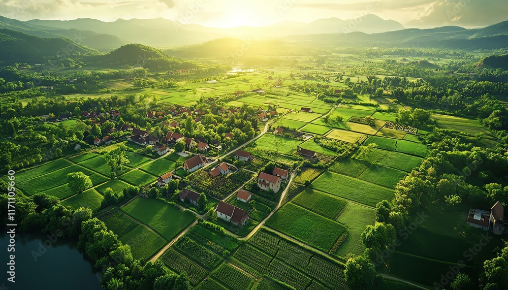 Poster smart agriculture concept, technologydriven farming solutions, precision farming with drones, sensor