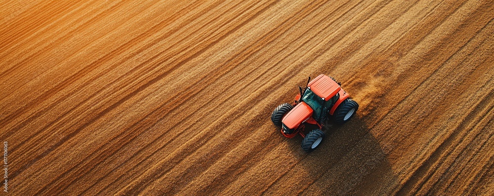 Poster Smart agriculture with advanced technologydriven solutions for efficient food production, drones, sensors, automated machinery, highresolution, 4K quality
