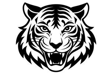 tiger head vector