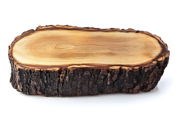 Rustic Wooden Log Slice
