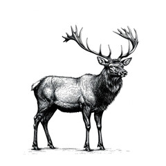 deer silhouette vector