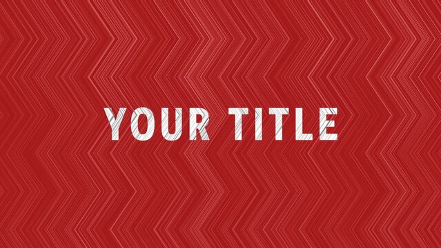 Clean Fishbone Pattern Title Intro