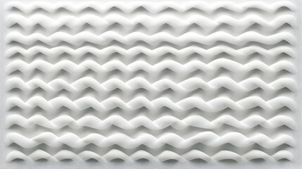 White 3D Abstract Wave Background