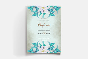 floral bridal shower invitation templates