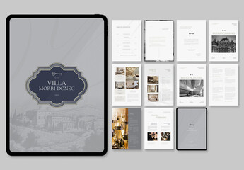 Digital Hotel Brochure Template