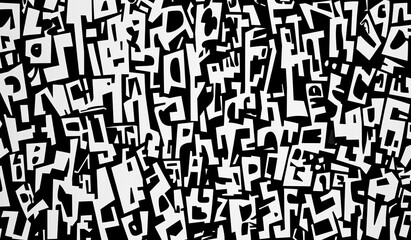 Geometric shape doodle seamless abstract shapes pattern design