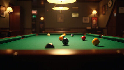 person playing pool