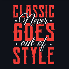 vintage typography t shirt design