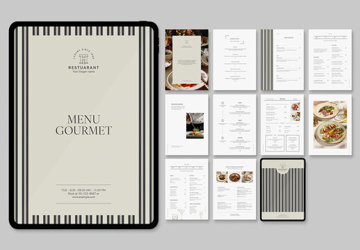 Digital Menu Template