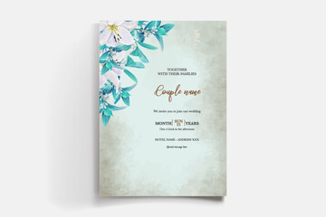 floral bridal shower invitation templates