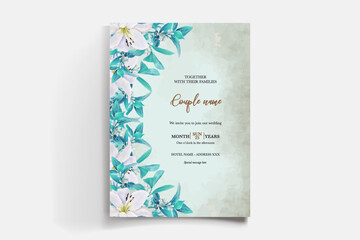 floral bridal shower invitation templates