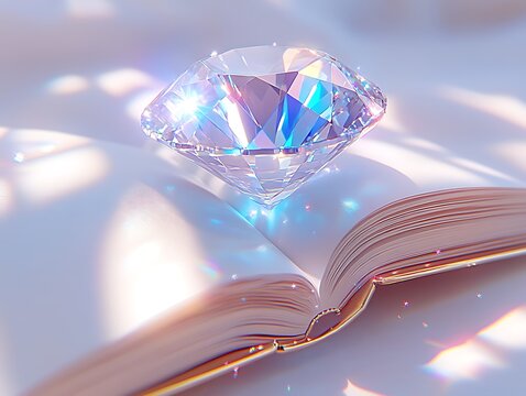 A stunning beryl gemstone meticulously placed on a minimalist display stand, centered on an immaculate white background. The clear blue color of the beryl is accentuated by the sharp focus and 