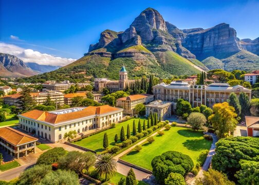 Stunning University of Cape Town Campus Panorama: Rule of Thirds Composition