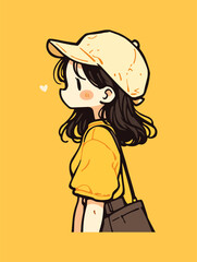 Elegant Illustration Of character