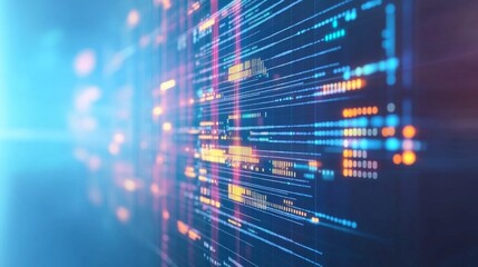 Abstract Technology Training Background in High Contrast