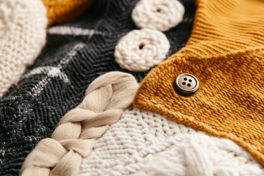 A close-up of khaki pants showing detailed stitching and a classic metal button, emphasizing quality craftsmanship