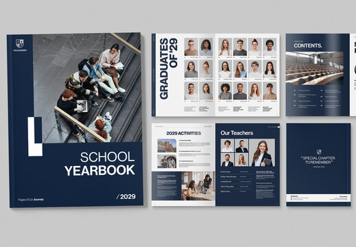 School Yearbook Template