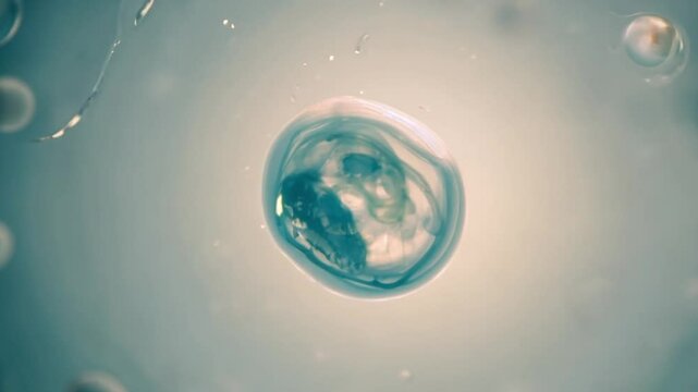 This Detailed exploration of embryos growing in incubators, illustrating critical developmental phases.