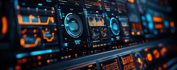 Obraz premium Ai-powered monitoring for renewable energy and climate sustainability