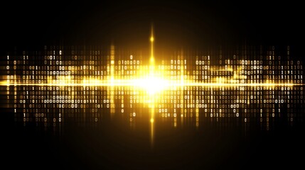 Modern Technology and Light Abstract Background