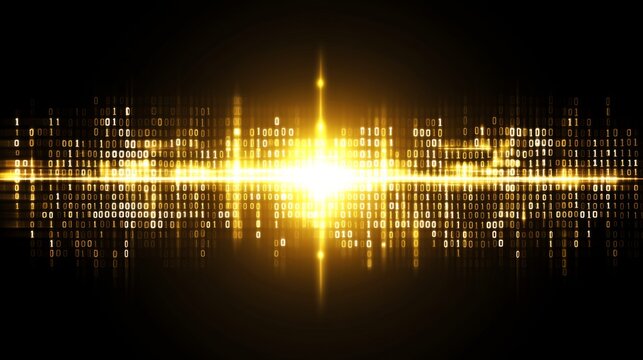 Modern Technology and Light Abstract Background