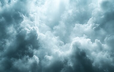 Obraz premium Dramatic, dark, stormy cloudscape.