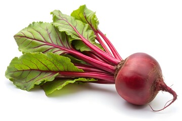 red radish isolated on white