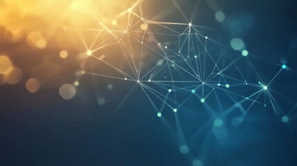 Fototapeta premium Dynamic Abstract Tech Background with Soft Light Effects