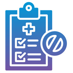 No Medical Insurance Icon