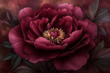 pink dahlia flower closeup