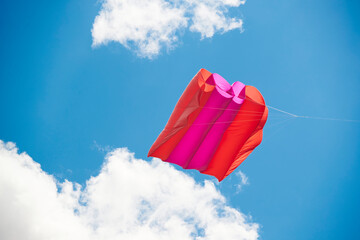 Kites flying in the sky at the Bashang Grassland Kite Festival
