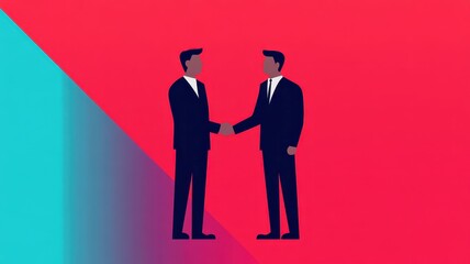 Fototapeta premium Visualizing Synergy Diagrams: Unleashing Competitive Advantage in Business Mergers