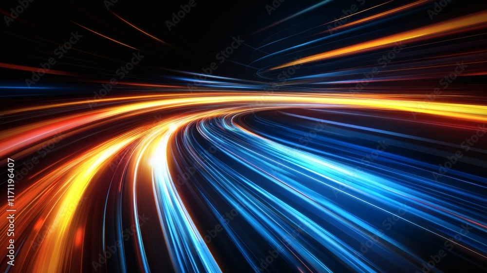 Poster abstract digital technology, internet network connection concept background