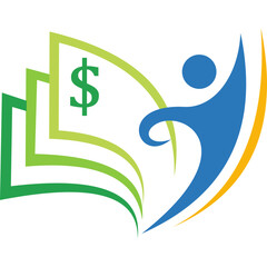 Money Icon Logo Illustration Template