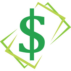 Money Icon Logo Illustration Template
