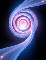 Obraz premium a spiral of light