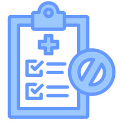 No Medical Insurance Icon