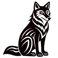 Fototapeta premium illustration of a cat