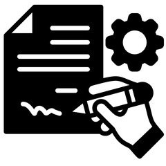 Sign Contract Icon