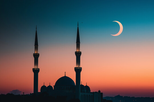 Islamic background. Ramadhan al mubaraq