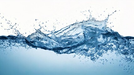 水しぶきのイメージ 背景 白