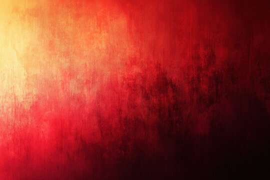 Bold red gradient backdrop abstract art digital artwork vibrant colors horizontal view visual aesthetics