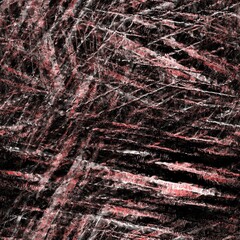Seamless Red and White Streaks on Black Texture